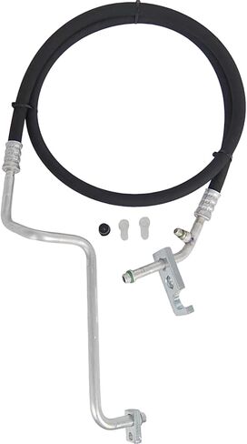 F50-6242-1475 ضاغط خط التيار المتردد لتفريغ HP إلى مجموعة خرطوم المكثف متوافق مع شاحنة Peterbilt Kenworth 09-1406 683-T9379 T9379 683-2648 F5062421475 in Saudi Arabia