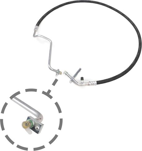 Discharge AC Line Compressor to Condenser Hose Assembly Compatible with Peterbilt Kenworth Trucks Replaces F50-6242-1475 09-1406 683-T9379 T9379 683-2648 in Saudi Arabia