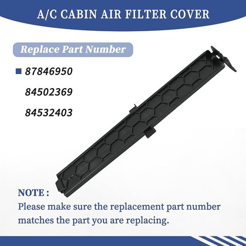 87846950 AC Cabin Air Filter Cover Plate Compatible with Chevrolet Silverado 2500 HD, for GMC Sierra 2500 HD 2019 2020 2021 2022 2023 2024 Replace 84502369 84532403 in Saudi Arabia