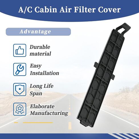 87846950 AC Cabin Air Filter Cover Plate Compatible with Chevrolet Silverado 2500 HD, for GMC Sierra 2500 HD 2019 2020 2021 2022 2023 2024 Replace 84502369 84532403 in Saudi Arabia