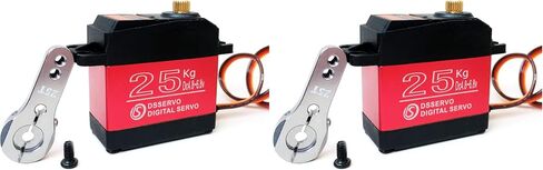 25KG Digital Servo Full Metal Gear High Torque Waterproof for RC Car Crawler Robot Control Angle 270° in Kuwait