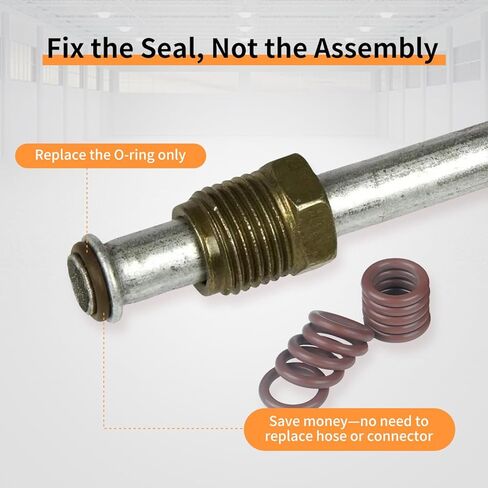 24 حزمة FKM خط الوقود O Ring Kit، متوافق مع 800 013 توصيل سريع، يناسب موصلات 5/16 بوصة و3/8 بوصة، يستبدل 217 452,22514722,22516256، حلقات خط الوقود O لهارلي ديفيدسون والسيارات والقوارب والمحركات الصغيرة in Kuwait