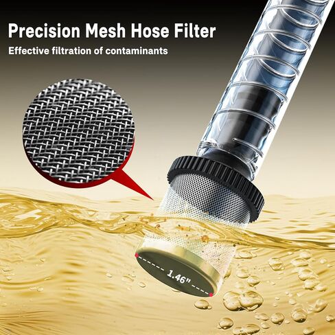 Fuel Transfer Pump Kit: 12V 13GPM Electric Diesel Transfer Pump with Fuel Nozzle & Hoses for Diesel Kerosene Transformer Oil, Protable Self-Priming Pump for Home Business Farm in Kuwait