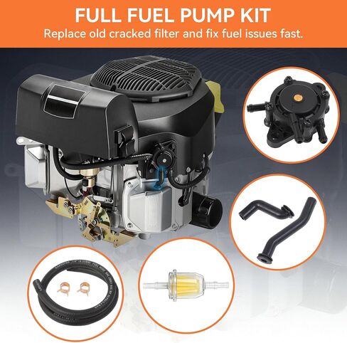 808492 Fuel Pump for Briggs and Stratton 808656 John Deere LG808656 D140 D130 D170 D125 D160 D155 D150 Z445 Z235 Z335E Z255 Z355E Z525E LA140 LA150 LA155 Lawn Mower 596163 793147 Vacuum Hose in Saudi Arabia