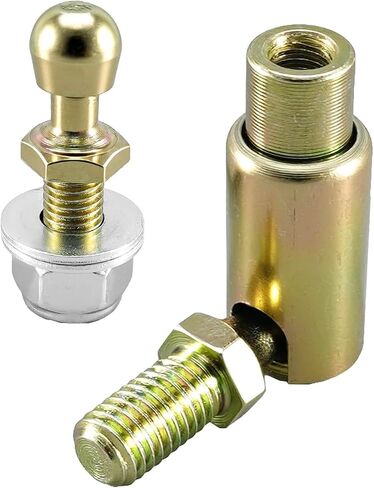 Throttle Disconnect, 1/4-28 Inches Inner Thread Quick Release Ball Joint, Throttle Cable Repair Kit Include Throttle Cable Ball End, Steel Carburetor Linkages in Kuwait