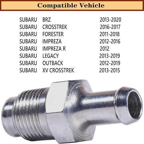 11810AA131 لسوبارو Crosstrek PCV صمام التحكم XV Crosstrek Brz Forester Impreza R Legacy Outback PCV صمام 2.0 2.5L 2012 2013 2014 2015 2016 2017 2018 2019 2020 12 13 14-20 11810AA130 SU00306103. in Kuwait