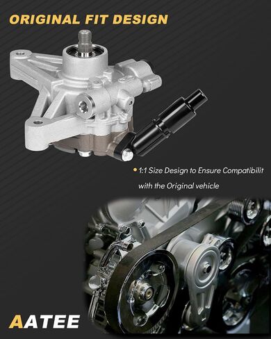 AATEE ‎‎56110RN0A54 Power Steering Pump for:-Honda Odyssey 2014-2017 3.5L V6, Pilot 2014-2015 3.5L V6, Ridgeline 2014 3.5L V6 Replace# 21665, 21-665, 56110RV0A04RM, 56110RV0A05 in Saudi Arabia