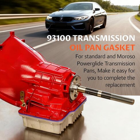 93100 حشية ناقل الحركة لأوعية نقل الحركة Moroso Powerglide 42000 و42001، سيليكون مصبوب فوق حشية فولاذية مانعة للتسرب بشكل أفضل in Kuwait