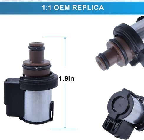 ملف لولبي قفل محول عزم الدوران 926-408 (3.2-3.7Ω)، متوافق مع ناقل الحركة Subaru TR580، TR690 CVT، متوافق مع Subaru Legacy Outback Impreza Forester Crosstrek WRX (أسود 3.2-3.7Ω) in Kuwait