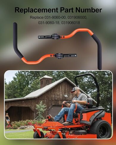 031-9060-18 مجموعة ذراع التوجيه القابلة للتعديل مناسبة للولد الشرير MZ ZT Outlaw XP CZT Maverick Mower 2018-2024 يستبدل 031-9060-00 031906018 031906000 in Kuwait