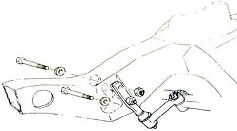 أنبوب مضمن متوافق مع 1968-72 GM A-Body Idler Arm Bolt Kit 6pc in Saudi Arabia