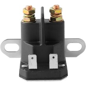 Universal 12V Starter Solenoid Relay, Black Zinc Alloy, Compatible with Lawn Mower Tractor Motorboat, Replacement for 725-04439A 1134-2962-01 in Kuwait