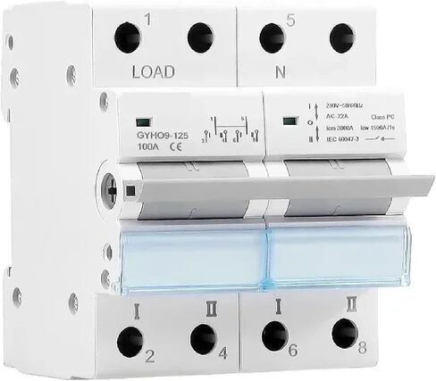 GYHO9 Manual Transfer Switch, Dual Power Conversion with Indicator, MTS Isolating Switch (3P 63A) in Saudi Arabia