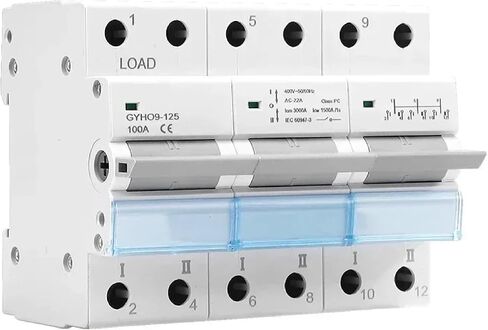 GYHO9 Manual Transfer Switch, Dual Power Conversion with Indicator, MTS Isolating Switch (3P 63A) in Saudi Arabia