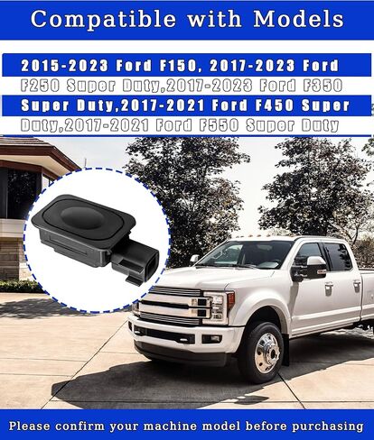 FL3Z-9C888-B مفتاح إضاءة مصباح السرير الخلفي يناسب Ford F150 2015-2023 Super Duty F250 F350 2017-2023 F450 F550 2017-2022 يستبدل SW7733 926-521 in Saudi Arabia