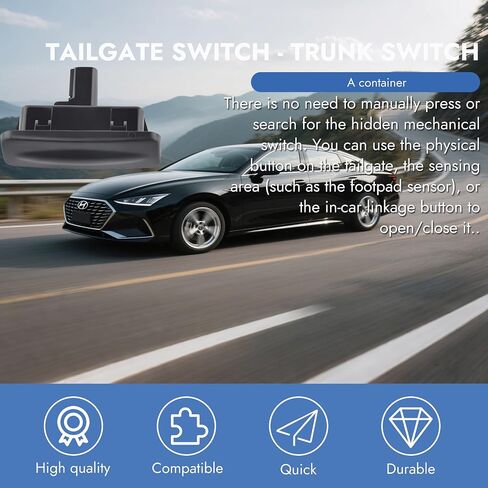زر مقبض قفل غطاء صندوق السيارة يستبدل 81260-A5000 - متوافق مع Hyundai Elantra GT 2013-2017، بديل مباشر لمفتاح فتحة الباب الخلفي in Saudi Arabia
