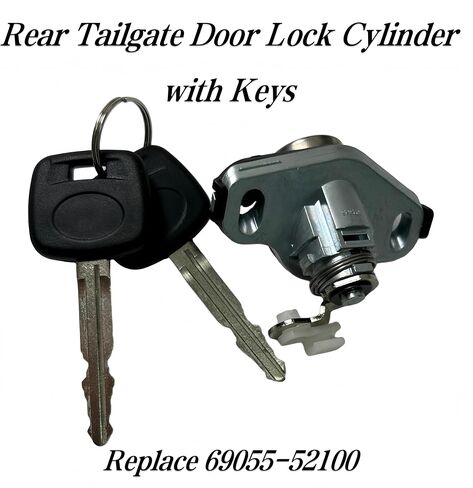 Trunk Lid Lock Cylinder with 2 Keys Compatible with Toyota Echo 2000-2003 Replace 69055-52100 Trunk Switch Cylinder in Saudi Arabia