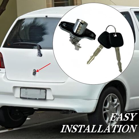 Trunk Lid Lock Cylinder with 2 Keys Compatible with Toyota Echo 2000-2003 Replace 69055-52100 Trunk Switch Cylinder in Saudi Arabia