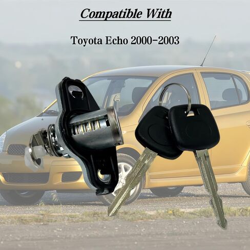 Trunk Lid Lock Cylinder with 2 Keys Compatible with Toyota Echo 2000-2003 Replace 69055-52100 Trunk Switch Cylinder in Saudi Arabia