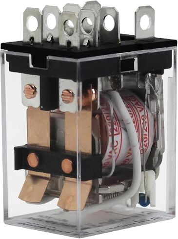 JQX13F HH62P مفتاح مرحل كهرومغناطيسي عالي الطاقة DPDT مع قاعدة مقبس، تصميم صغير صغير، ملف للأغراض العامة، تطبيقات التحكم الصناعية (12 فولت تيار متردد) in Saudi Arabia
