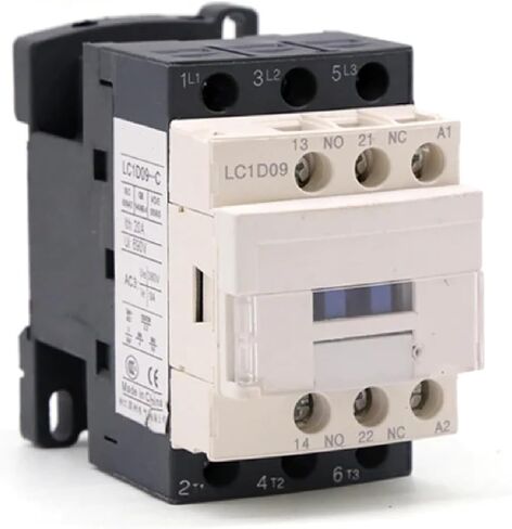 LC1-D09 موصل مغناطيسي AC، 9A، تكوين 3P+NO+NC، مشغل المحرك (AC 220V) in Kuwait