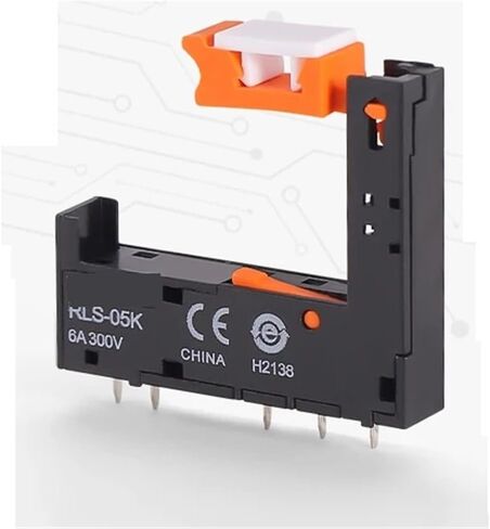 10 قطعة قاعدة لحام PCB RSL-05K للتتابع HF41F SSL6D باستخدام حامل لوحة 5 دبوس تصميم رقيق يوفر مساحة قابلة للإزالة معززة in Saudi Arabia