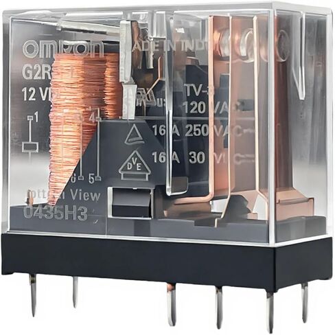 متوافق مع Omron G2R-1-E DC12 SPDT 16A PCB Power Relay، سعة عالية، 380VAC/125VDC، حافظة شفافة 291325.5 مم، من خلال الفتحة، ملف 275 لأنظمة التدفئة والتهوية وتكييف الهواء/الأجهزة/التحكم الصناعي in Kuwait