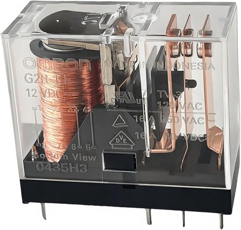 متوافق مع Omron G2R-1-E DC12 SPDT 16A PCB Power Relay، سعة عالية، 380VAC/125VDC، حافظة شفافة 291325.5 مم، من خلال الفتحة، ملف 275 لأنظمة التدفئة والتهوية وتكييف الهواء/الأجهزة/التحكم الصناعي in Kuwait