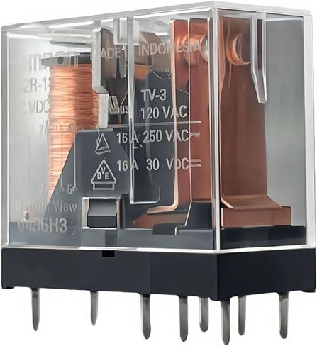 متوافق مع Omron G2R-1-E DC12 SPDT 16A PCB Power Relay، سعة عالية، 380VAC/125VDC، حافظة شفافة 291325.5 مم، من خلال الفتحة، ملف 275 لأنظمة التدفئة والتهوية وتكييف الهواء/الأجهزة/التحكم الصناعي in Kuwait