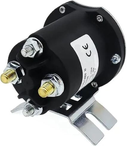مرحل موصل T1215-125 DC، تيار عالي 125 أمبير، متوافق مع 12 فولت/24 فولت/48 فولت، اتصالات من سبائك الفضة للسيارات الكهربائية والرافعات الشوكية والروافع (48 فولت) in Kuwait