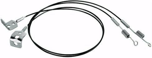 Fits Chevy Camaro 3.8L/4.1L/5.3L/5.7L/6.5L 1967-1969|Pontiac Firebird 4.1L/5.7L 1968-1969 & 6.6L 1967-1969 Convertible Top Torsion Hold Down Cables Pair CACT6769-6 in Saudi Arabia