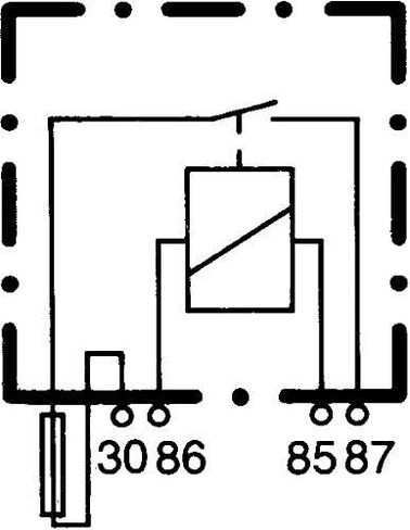 HELLA 003530001 Relay, Main Current - 12V - 4-pin Connector in Saudi Arabia