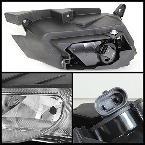 Jdragon Fog Light Compatible for 2010-2011 Mazda 3 Fog Lights Bumper Lamp Clear Set with Switch/Harness/Relay/Wiring in Saudi Arabia