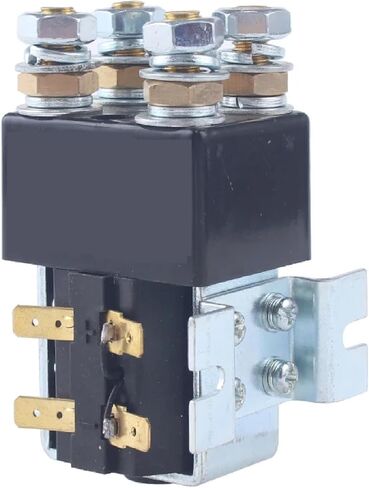 موصل ZJWJ100A DC، مرحل عالي التحمل 12 فولت 100 أمبير مع 2 جهات اتصال مفتوحة عادة للمركبات الكهربائية والرافعات الشوكية والآلات الهندسية (ZJWJ200A 72 فولت) in Kuwait