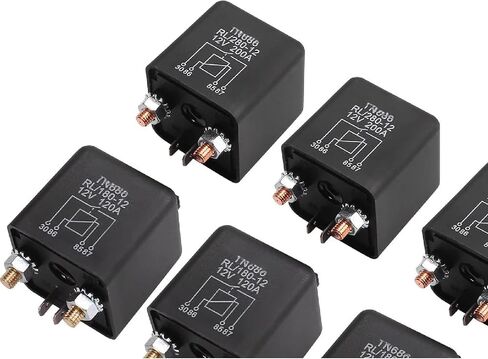 TN686 High Current Automotive Relay, 12V DC 200A Power Starting Relay for Heavy Duty Truck and Motor Applications, Model RL/280-12 (12V 120A) in Saudi Arabia