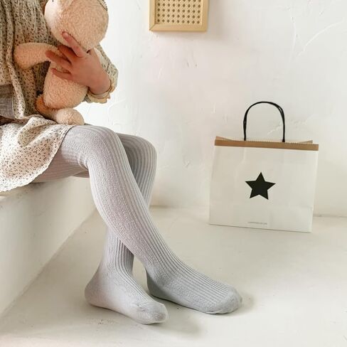 Baby Girl Cable Knit Leggings Stocking Tights Footed Pants Toddler Kids Cotton Warm Pantyhose 1-8Years in Kuwait