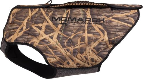 Momarsh Adjustable Dog Vest | Universal Neoprene Sporting Dog Vest for Waterfowl Hunting, & Water Training | Perfect Pet Vest Retains Heat in Cold & Wet Conditions, Optifade Marsh in Saudi Arabia