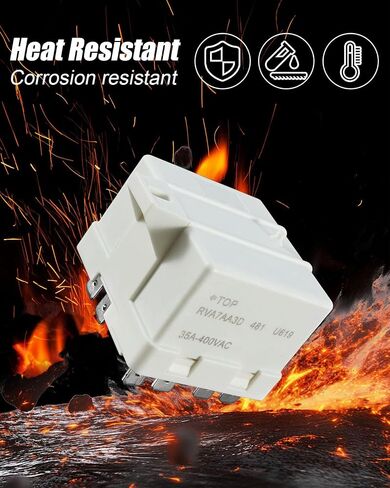 1394121 Relay Fit for Leer 35A Potential Relay for Refrigeration HVAC Systems Freezers & Coolers Replace 040-0166-37 in Saudi Arabia