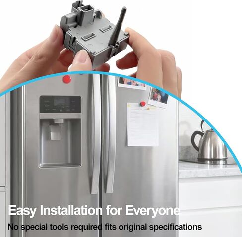 WR08X22874 Refrigerator Relay and Overload Kit Fit for Ge Refrigerator CFE CYE DFE FBS, Compressor Starter Relay Repalce 4454642 AP5970731 PS11701228 EAP11701228 197D8031P005 in Saudi Arabia