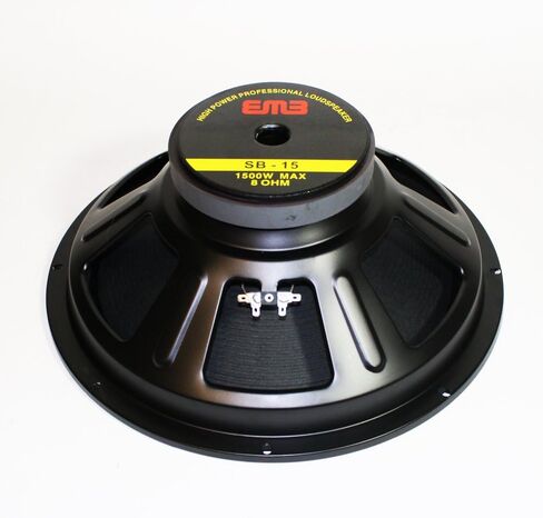 EMB Professional SB-15 15" 800W Steel Frame Impedance 8 Ohm Replacement Speaker for JBL, Peavey, Cerwin Vega, Gemini, EMB, BMB, Pyle-Pro, Mr.DJ & Many Brands! in Saudi Arabia