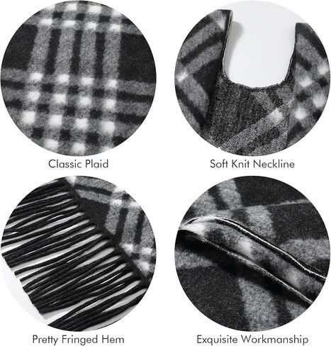 Premillow Shawl Wraps for Women, Open Front Cape Ponchos for Women, Oversized Womens Poncho Shaw for Spring Fall Winter in Saudi Arabia
