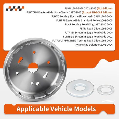 29999-97B 45Amp المولد دولاب الموازنة الدوار Assy لـ FLTR FXDP FLHP FLHT FLHR 1997-2005 in Saudi Arabia
