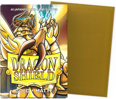 Dragon Shield – Sleeves: Dragon Shield Matte Japanese Emerald 60 CT - Japanese Size Card Sleeves - Yu-Gi-Oh! Card Sleeves Smooth & Tough - Compatible with Yu-Gi-Oh! in Kuwait