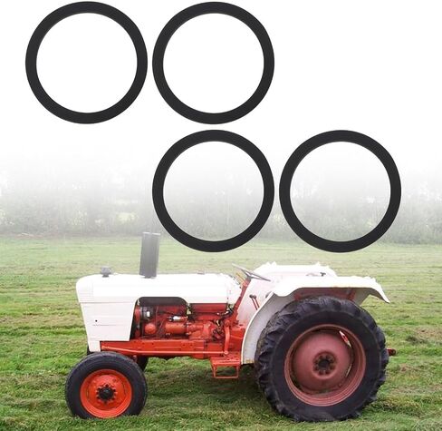 4Pcs Tractor Fuel Lift Pump Bowl Nitrile Rubber Seals 92851 Compatible with Fordson Power Super Major in Saudi Arabia