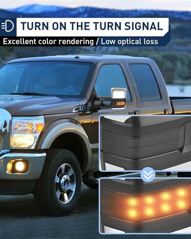 ECCPP Towing Mirrors for 1999-2006 Chevy Silverado GMC Sierra Pickup all models Black Manual Telescoping Pair Mirrors in Kuwait