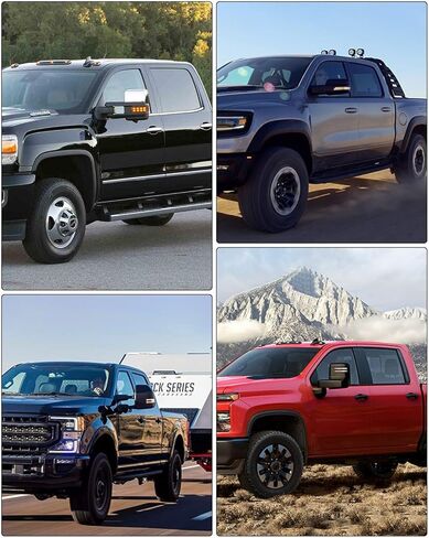 ECCPP Towing Mirrors for 1999-2006 Chevy Silverado GMC Sierra Pickup all models Black Manual Telescoping Pair Mirrors in Kuwait