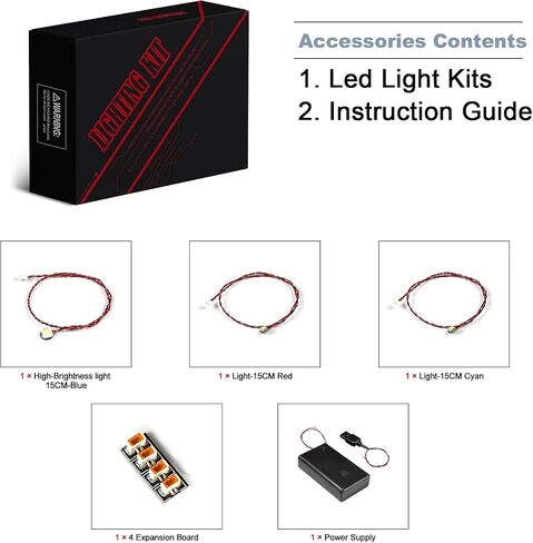BrickBling LED Light Kit for Lego Speed Champions Lamborghini Countach 76908 Building Kit, Lighting Set Compatible with Lego 76908 (Without Model) in Saudi Arabia