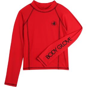 قميص Body Glove للأولاد من Rash Guard - UPF 50+ قميص سباحة سريع الجفاف للحماية من الشمس والرمال - ملابس سباحة للأطفال (5-14) in Kuwait