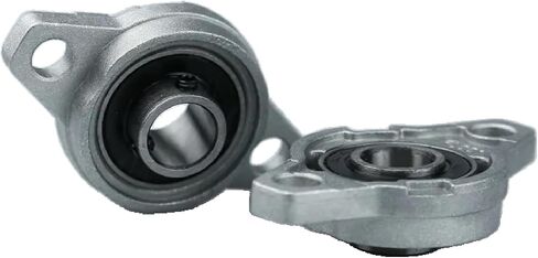 Zinc Alloy Pillow Block Mounted Ball Bearing, Industrial Grade Self-Aligning Support Block with Precision Machined Housing, Corrosion Resistant Single Unit (KFL001(12mm)) in Saudi Arabia