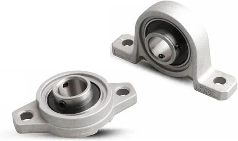 Zinc Alloy Pillow Block Mounted Ball Bearing, Industrial Grade Self-Aligning Support Block with Precision Machined Housing, Corrosion Resistant Single Unit (KFL001(12mm)) in Saudi Arabia
